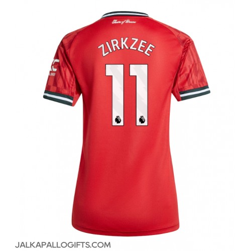 Manchester United Joshua Zirkzee #11 Kotipaita Naiset 2025-26 Lyhythihainen